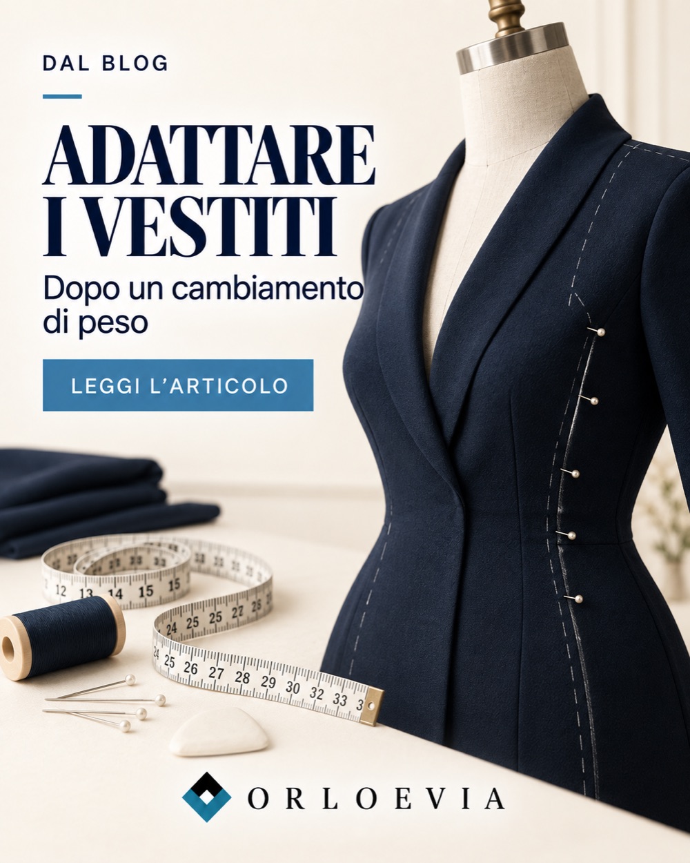 Adattare i vestiti dopo un cambiamento di peso