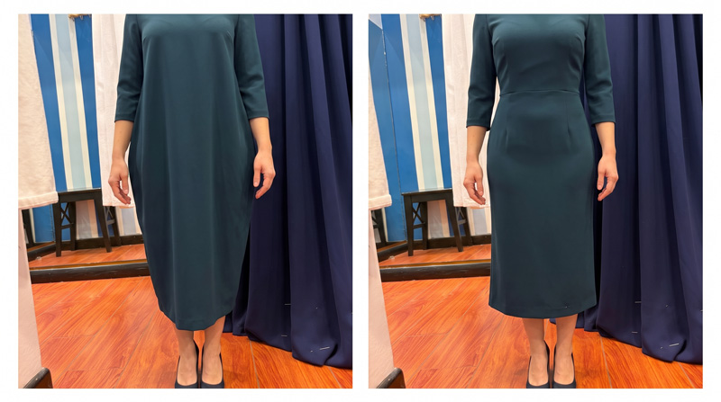 Vestito Largo in Vita — Orlo e Via