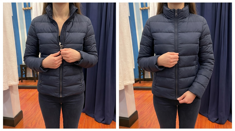 Zip Piumino — Orlo e Via