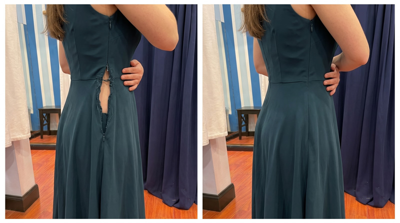 Zip Gonna o Vestito — Orlo e Via